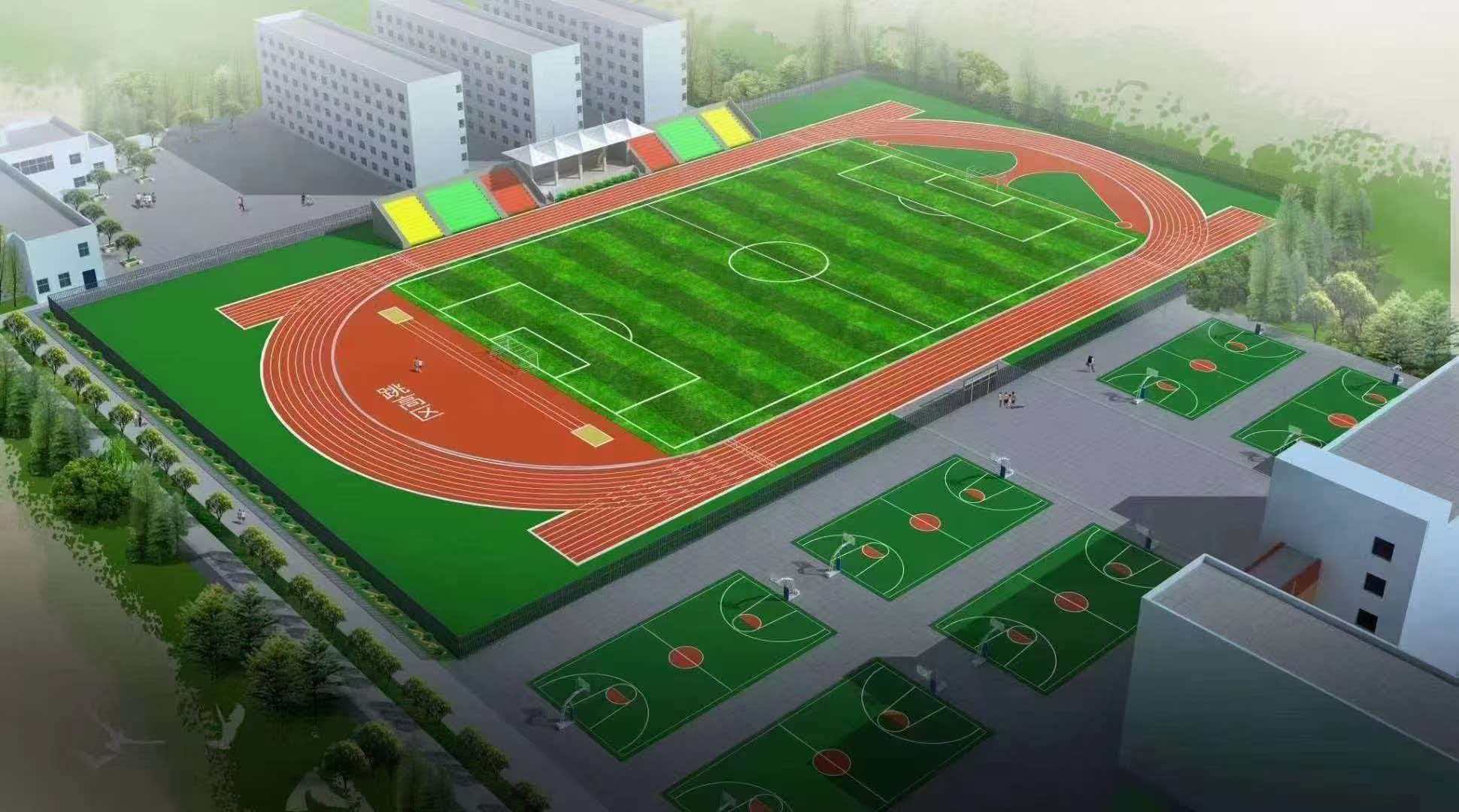 聊城市学校运动操场塑胶跑道 - 推荐